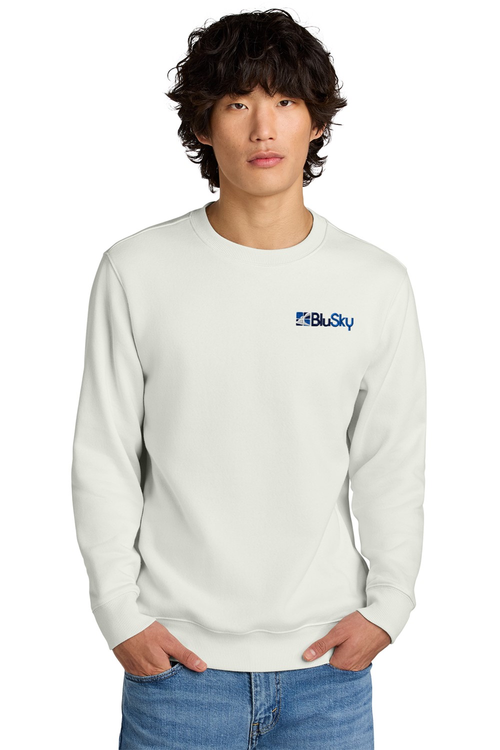 District Perfect Weight Fleece Crew BL1338