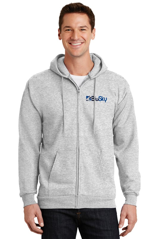 Port & Company® Tall Essential Fleece Full-Zip Hooded Sweatshirt BL1301