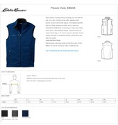 Eddie Bauer Fleece Vest BL1034 View 2