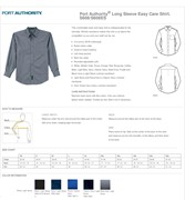 Port Authority Long Sleeve Easy Care Shirt BL1064 View 2