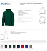 Sport-Tek® Sport-Tek Tall Pullover Hooded Sweatshirt BL1083 View 2