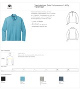TravisMathew Coto Performance 1/4-Zip BL1191 View 2
