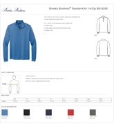 Brooks Brothers® Double-Knit 1/4-Zip BL1203 View 2