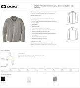 OGIO ® Code Stretch Long Sleeve Button-Up BL1213 View 2