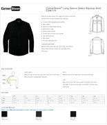 CornerStone Long Sleeve Select Ripstop Shirt BL1346 View 2