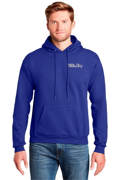 Hanes® EcoSmart® - Pullover Hooded Sweatshirt (embroidered)